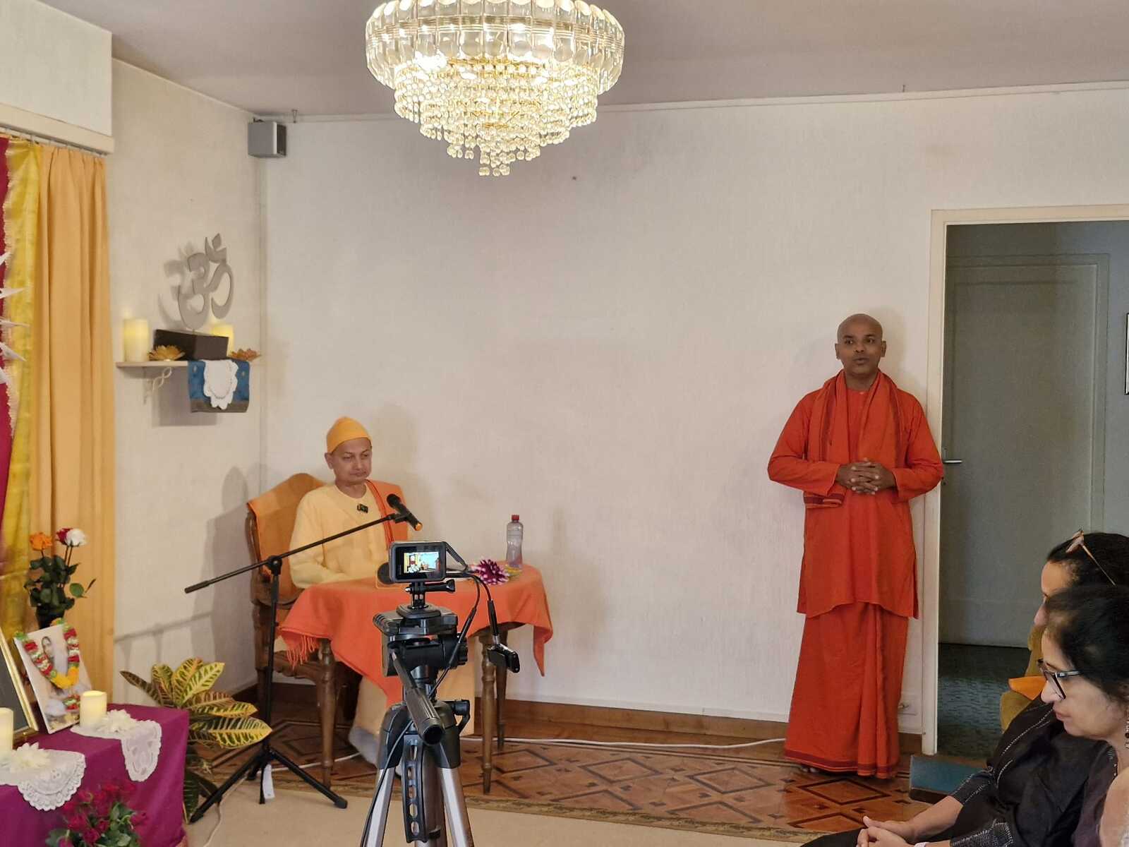 Visit of Revered Swami Sarvapriyanandaji Maharaj